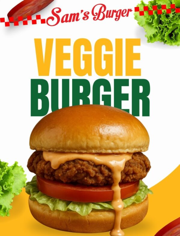 Sam's Spicy Veggie Burger